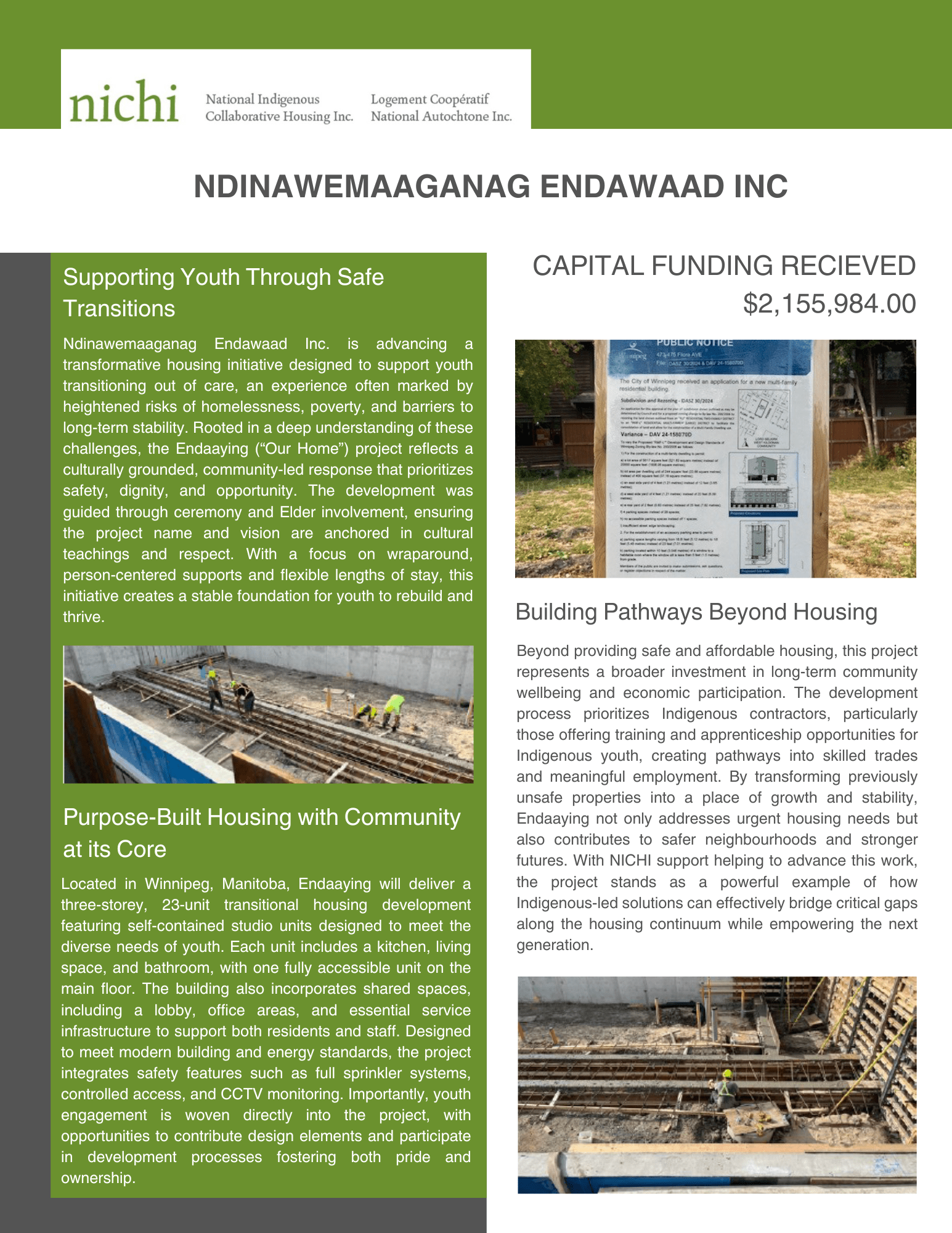 Ndinawemaaganag Endawaad Inc