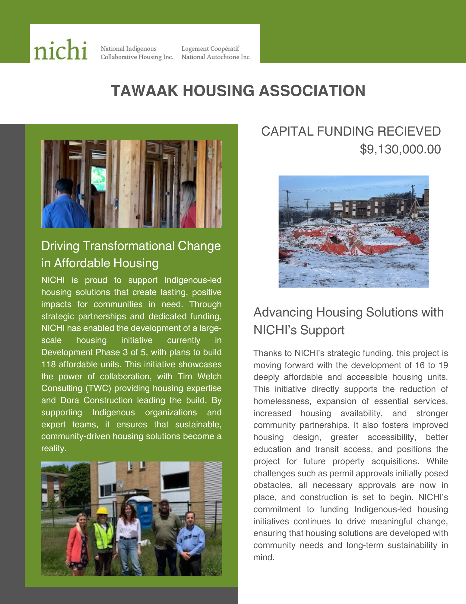 Tawaak Housing Association
